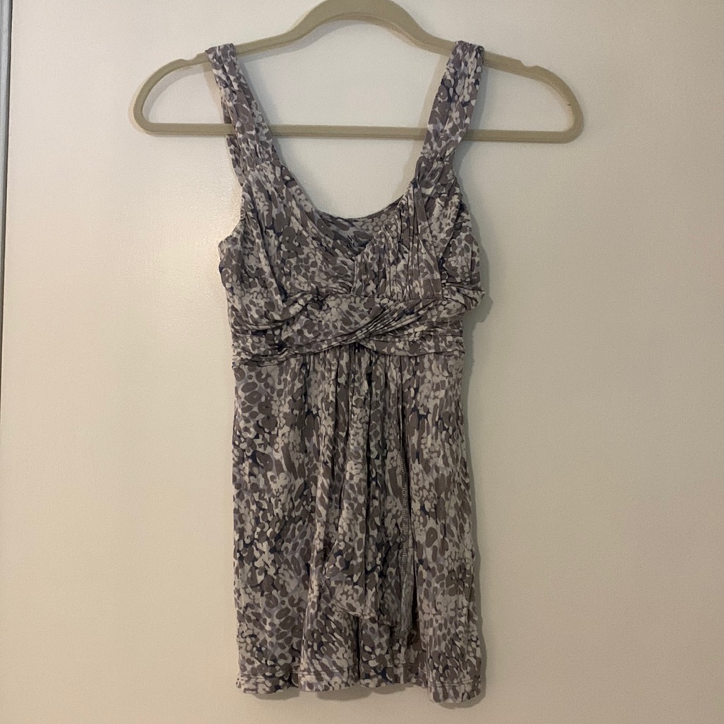 Gray&Blue Top